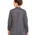 Cotton Viscose Blend Grey Women Shrug