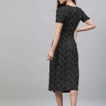 Women Black Printed Co-ordinate Sets Dress