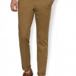 Regular Fit Men Cotton Blend Trousers