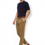 Regular Fit Men Cotton Blend Trousers